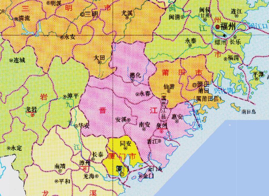 福建省的區劃變動9個地級市之一泉州市為何有14個區縣