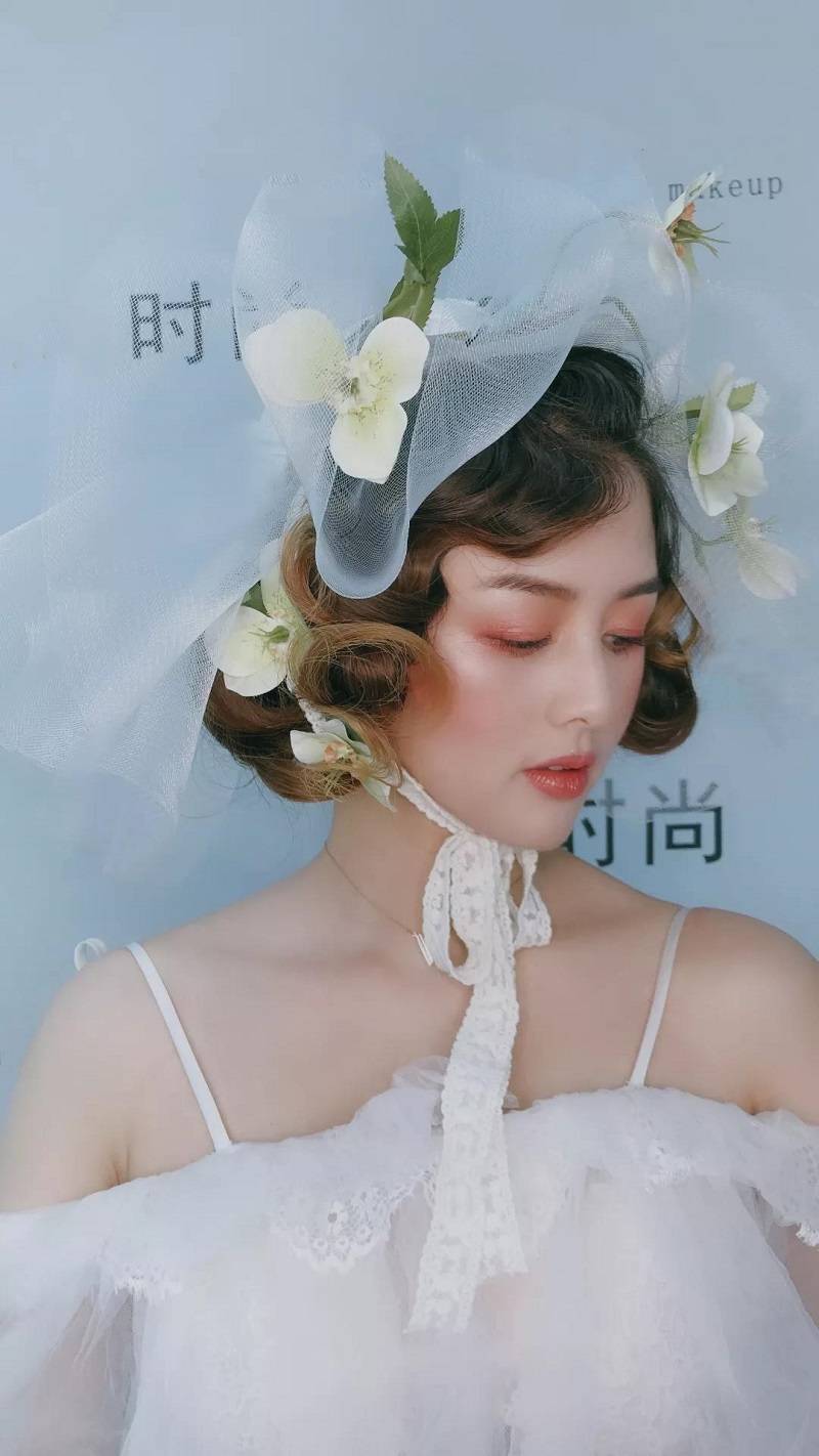 橙色洛可可风轻复古妆容造型鉴赏｜充满法式的浪漫与优雅