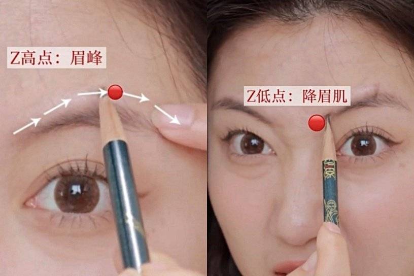 画眉张柏芝吴昕画眉画了个寂寞？get“骨相画眉”技巧，打造黄金比例