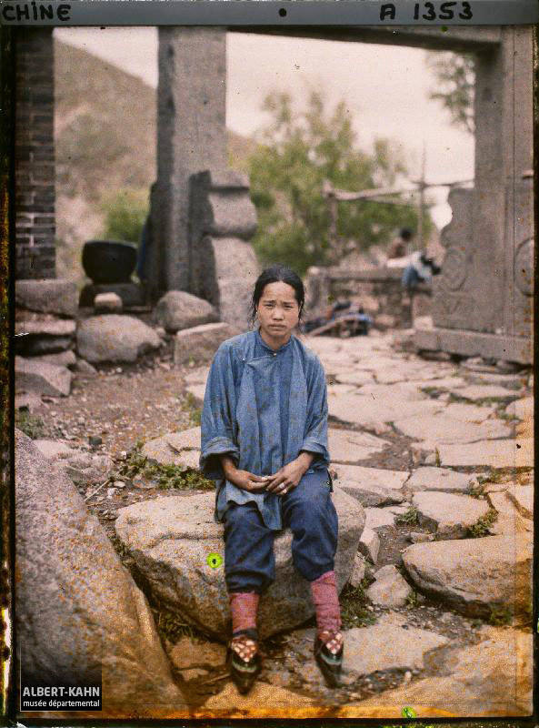 盘道|百年前的彩色影像，民国二年泰安县生活