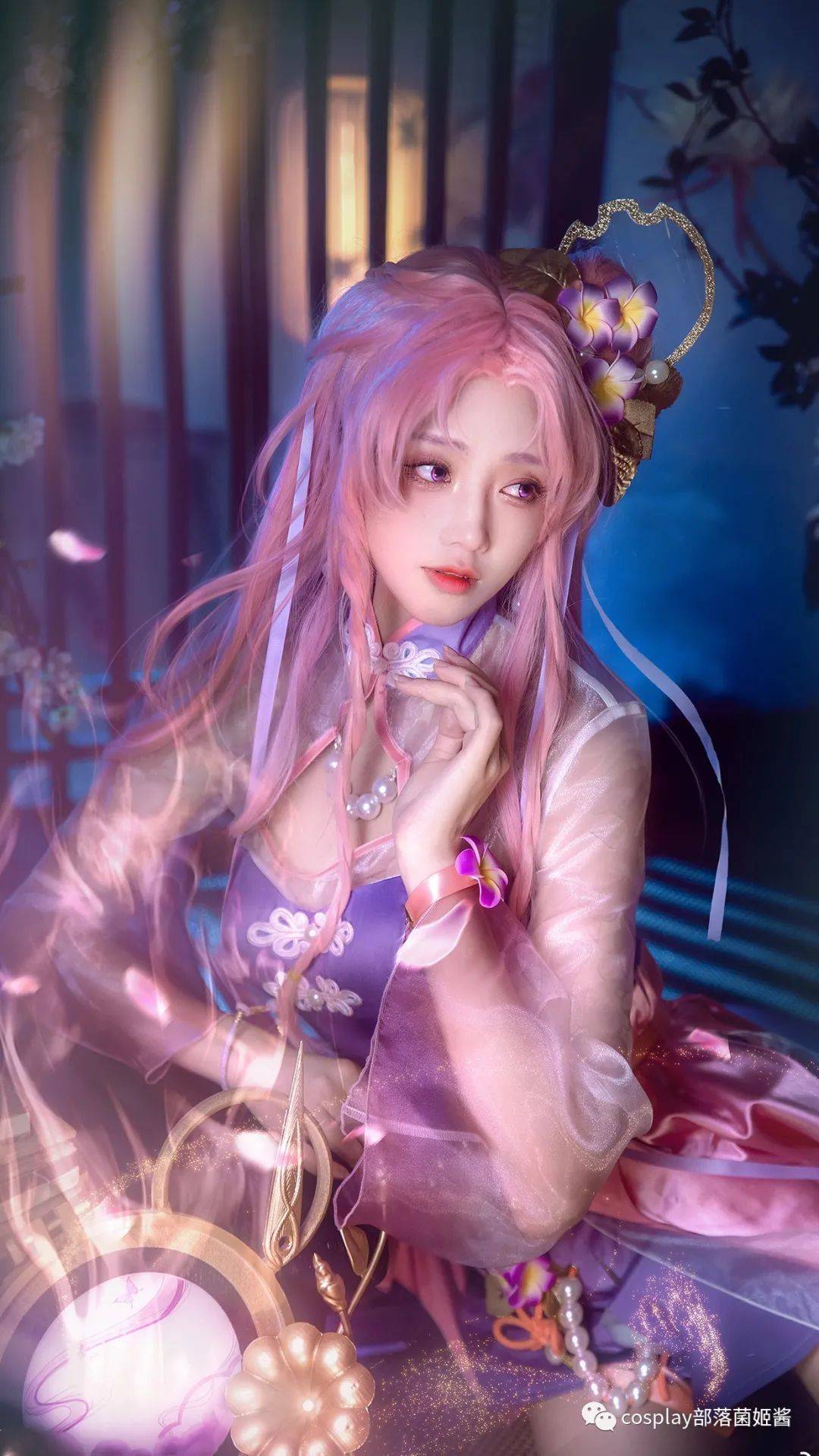 cos王者荣耀乞巧织情王昭君cos正片走路摇