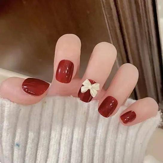 什么新年美甲｜临近春节，红色系美甲走一波？