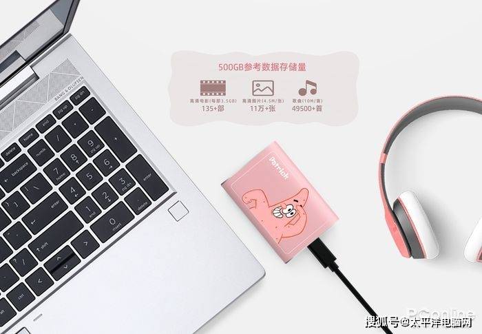 新年宠粉礼 | 【惠普 x 海绵宝宝】联名移动SSD来啦
