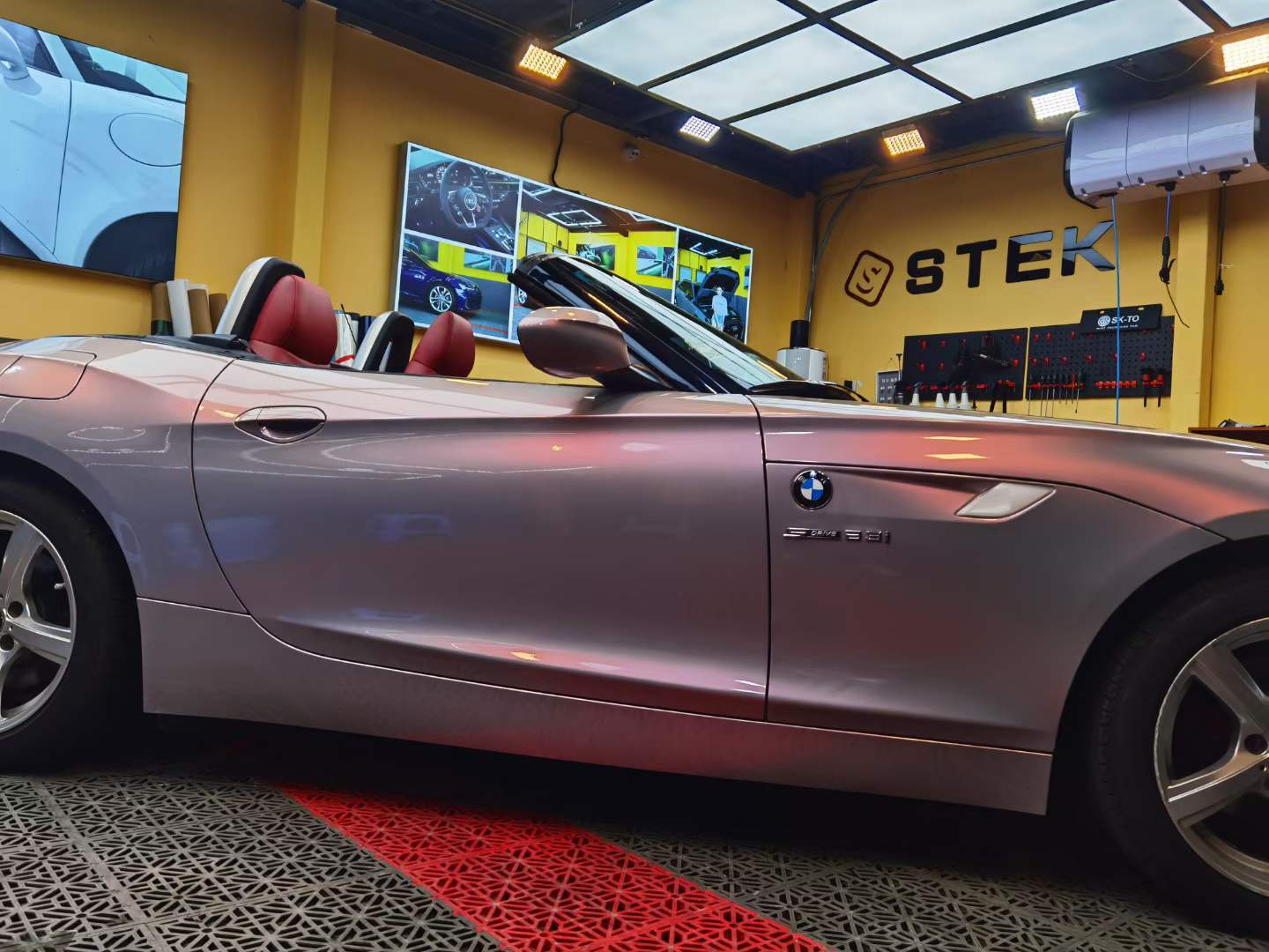 宝马z4全车贴膜skto改色膜梦幻火山灰_搜狐汽车_搜狐网