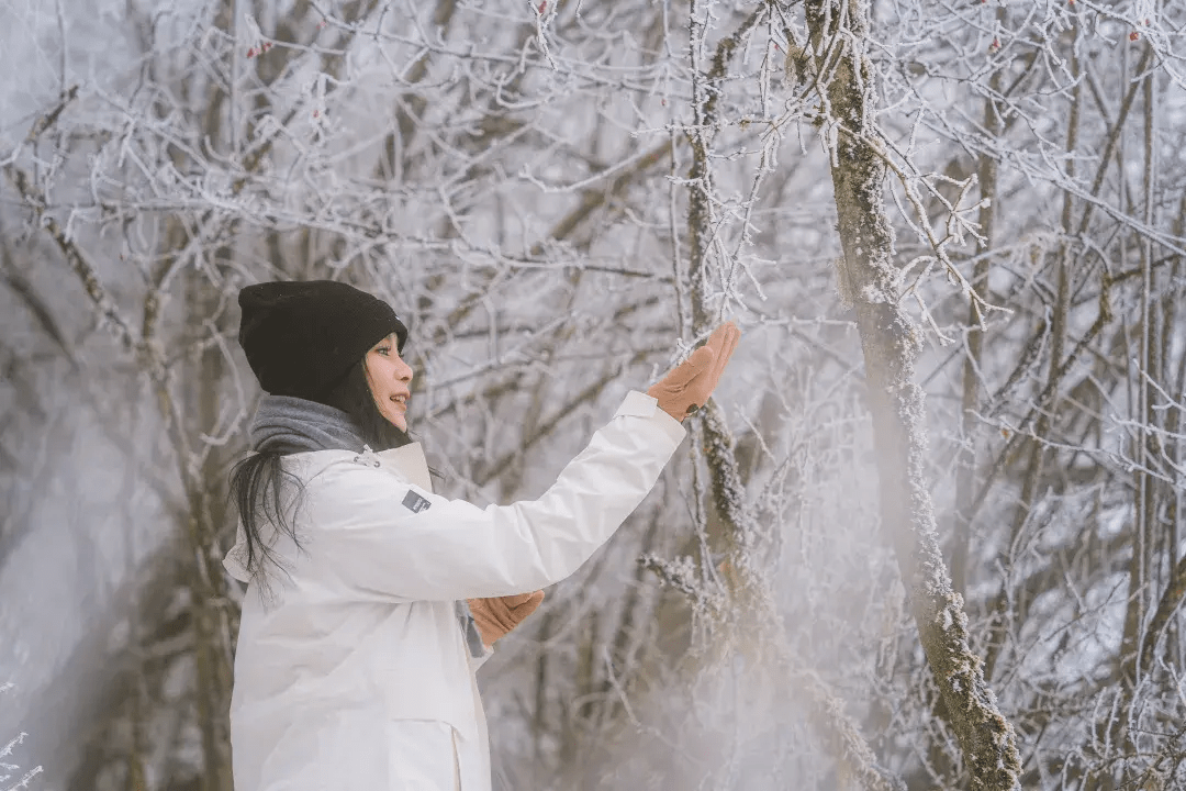 千山|太子岭雪中行，美少女自驾天籁打卡记