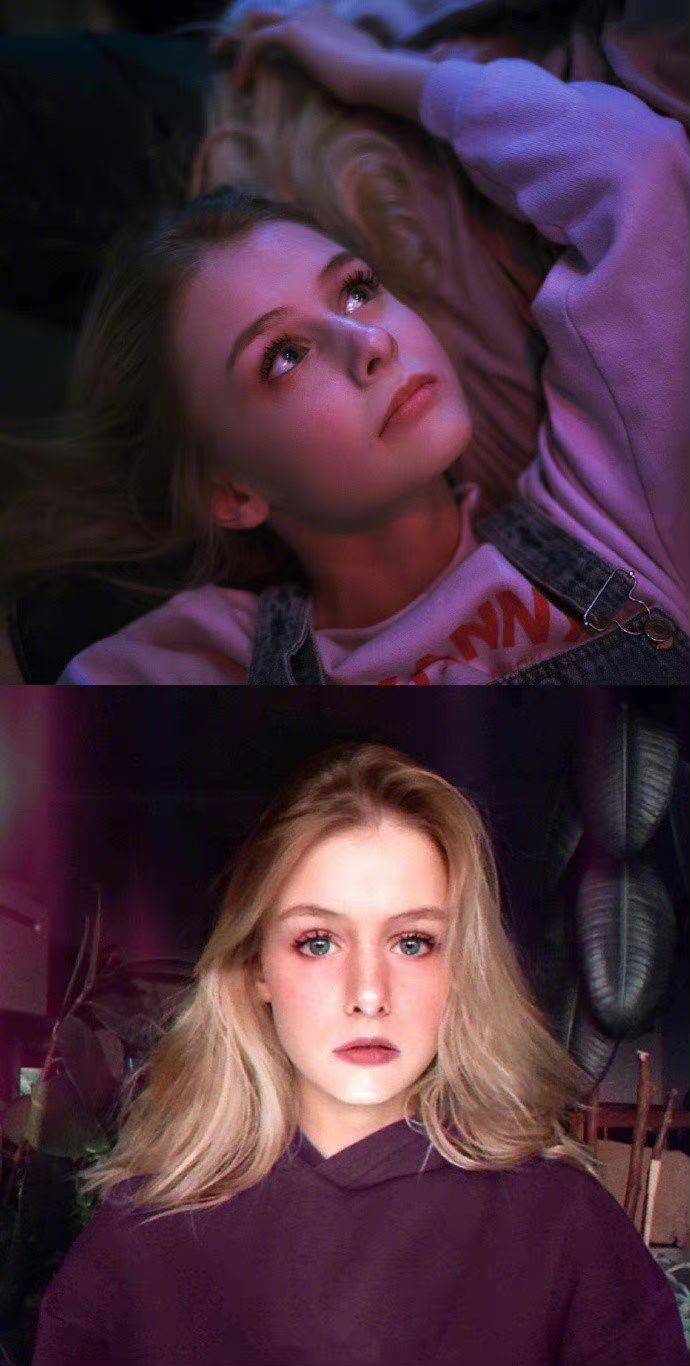 这位金发碧眼的俄罗斯19岁美少女alina kalenich火了,一张脸就像被