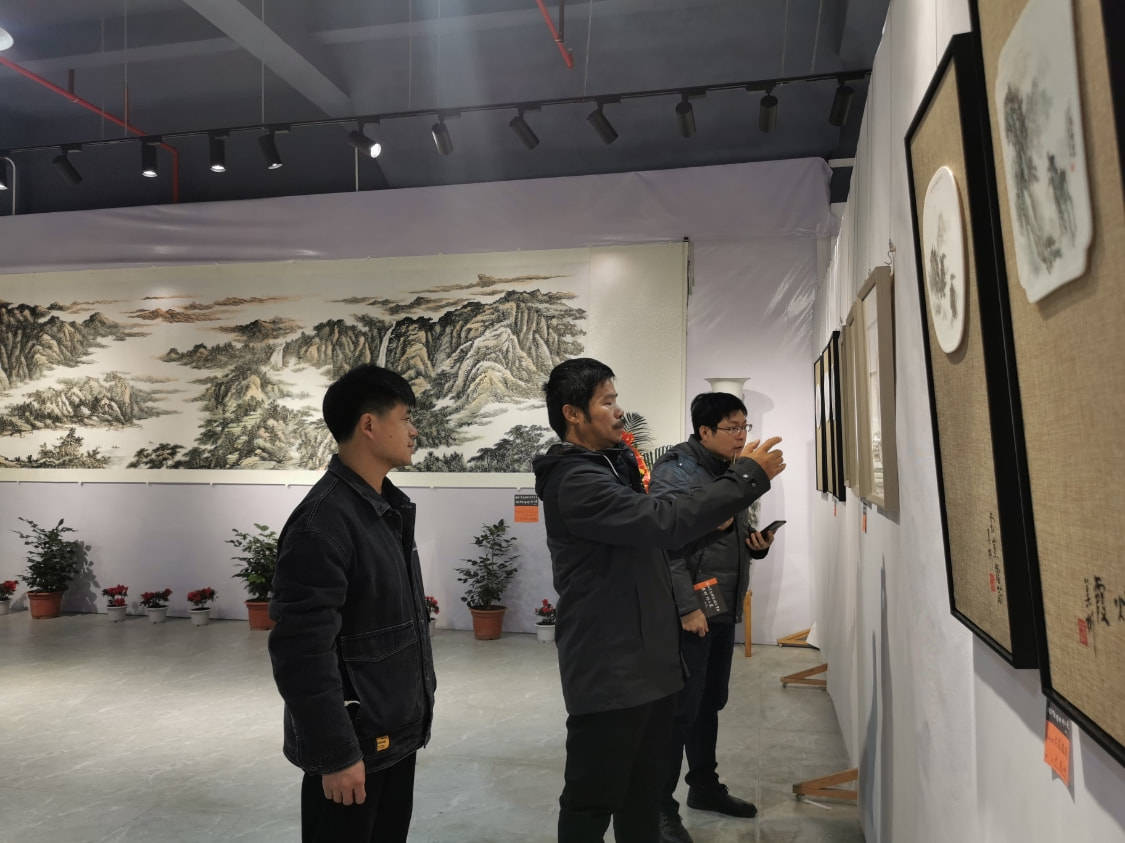 作品展|德化“瓷都揽胜”福虎迎春陶瓷书画作品展在臻峰文创园隆重开幕