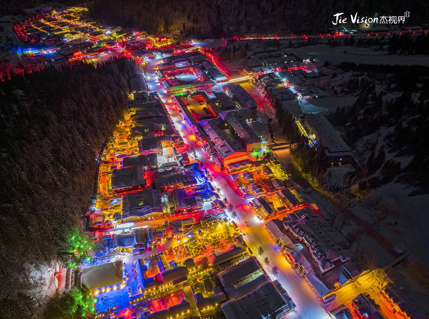 栈道|雪后夜景怎么拍？摄影师给您几点建议 走进最具年味的雪乡聊摄影！