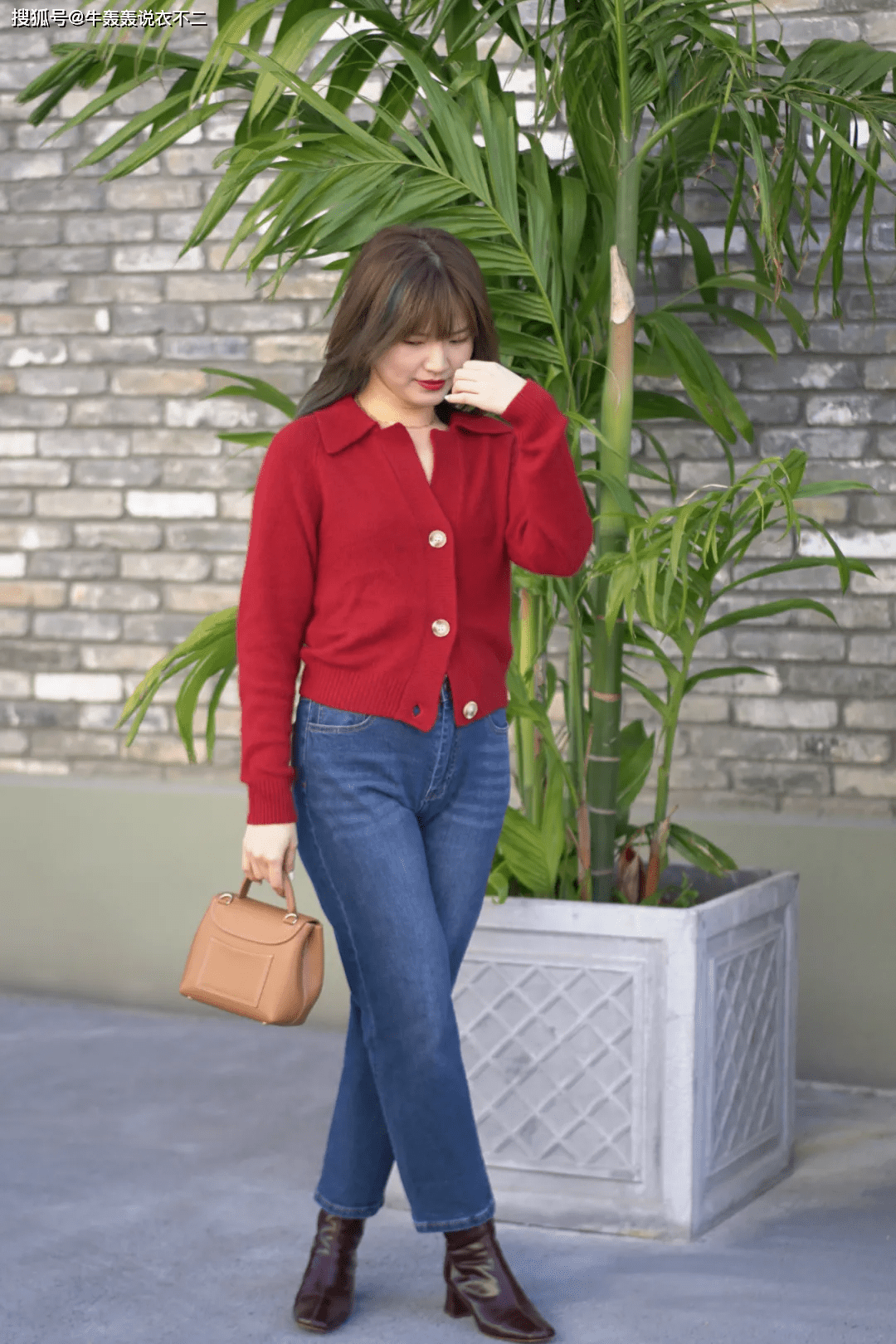 毛衣 解锁女生红色穿搭秘籍,新的一年都要红红火火