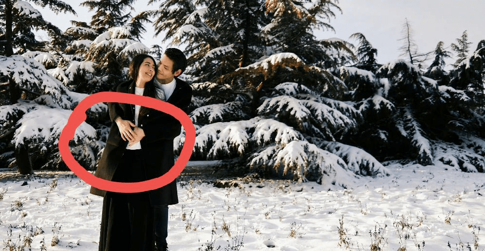 郭碧婷 郭碧婷二胎孕肚藏不住了！向佐晒全身照彻底曝光，雪地合影超浪漫