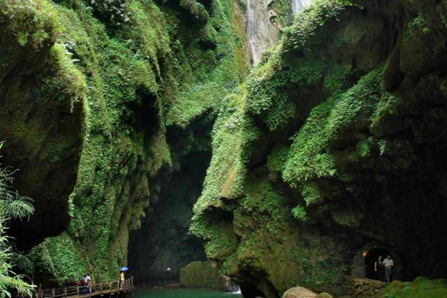 藏在广西的峡谷，全长3.8公里，可欣赏古树老藤以及神秘的洞穴