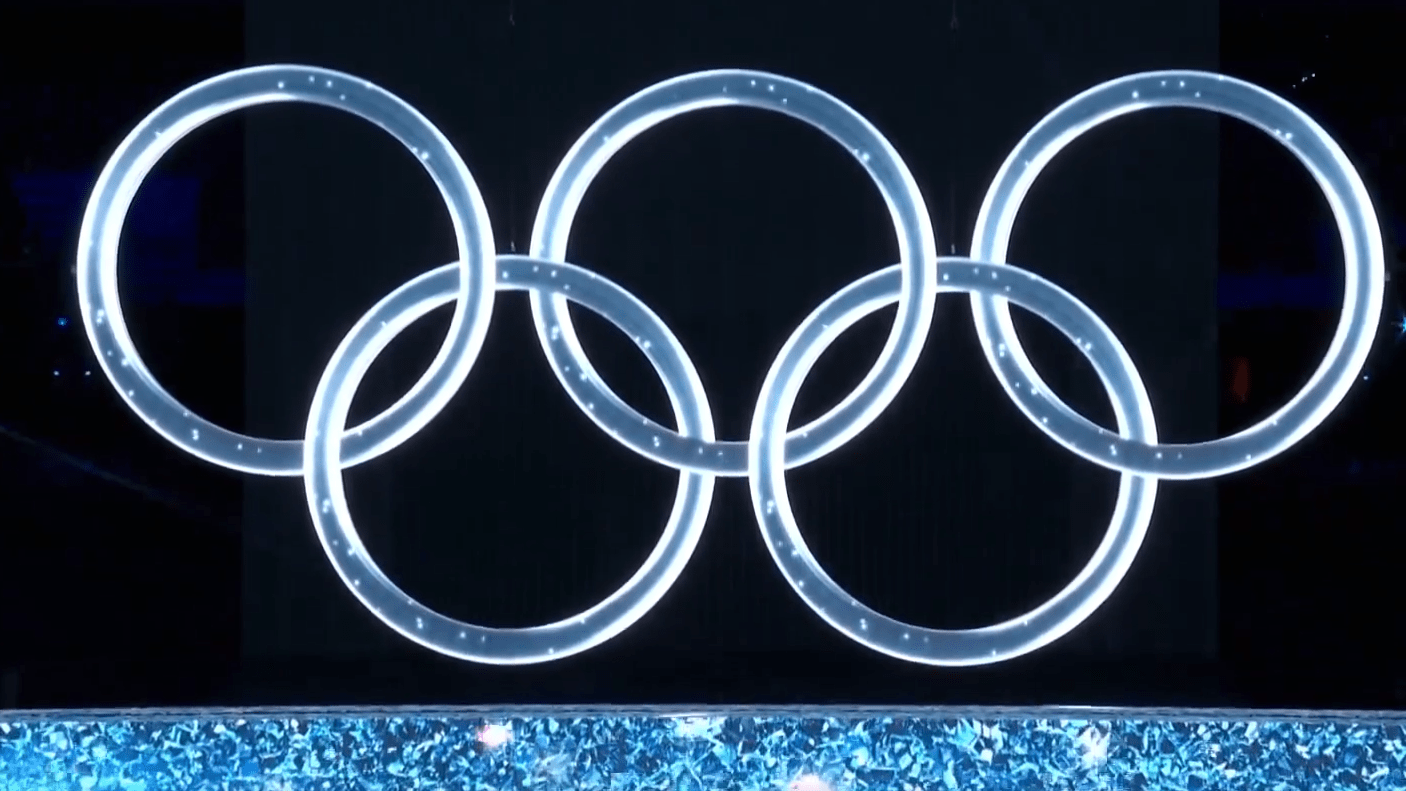 冰墩墩奥运五环图片图片