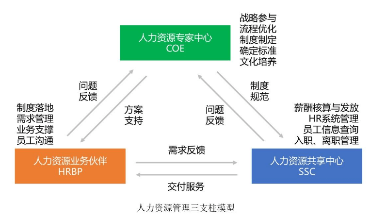 现代企业应该如何搭建人力资源hr三支柱模式?