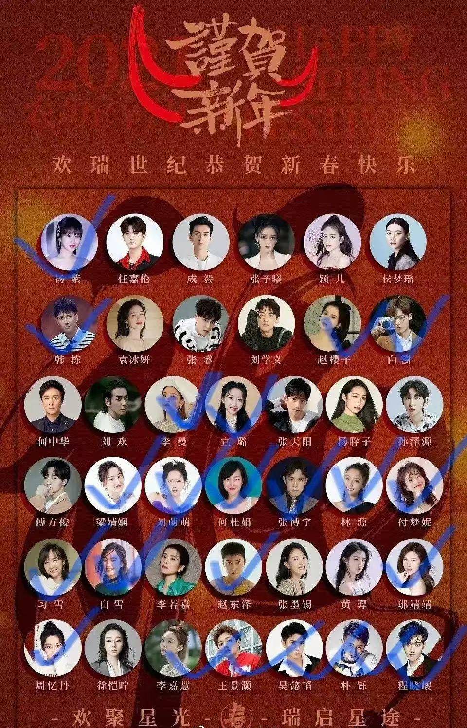 欢瑞世纪欠税近千万,目前旗下艺人有任嘉伦,成毅,袁冰妍等