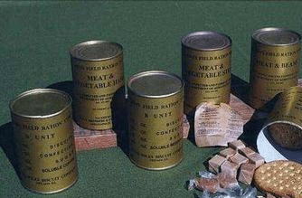 德国二战军用罐头图片