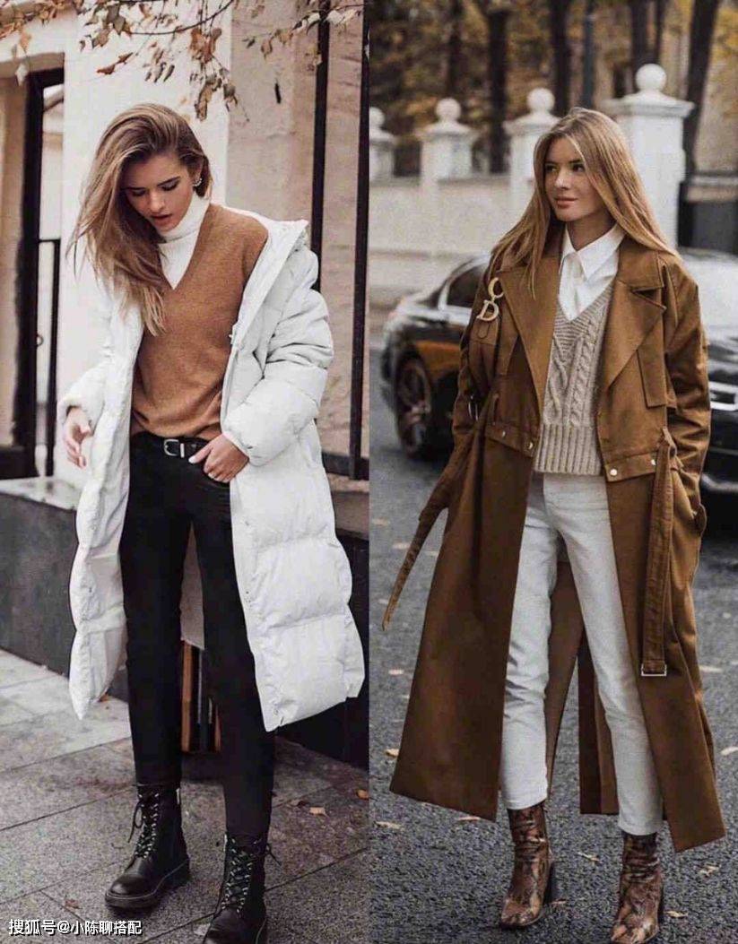 颜色 无论大衣还是棉服,都别配这3种内搭