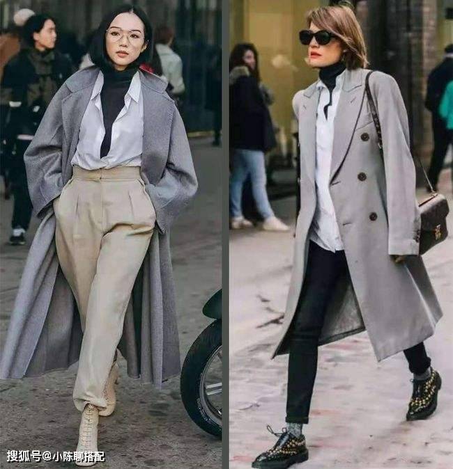 颜色 无论大衣还是棉服,都别配这3种内搭