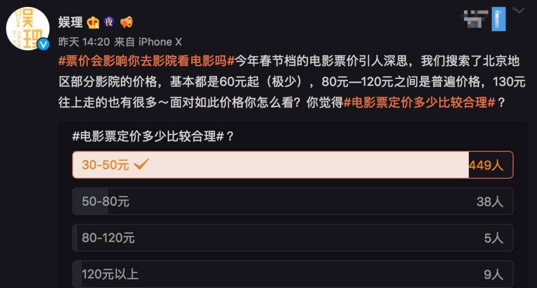 票价|天价电影票吓跑三分之一观众，这事儿怨谁？