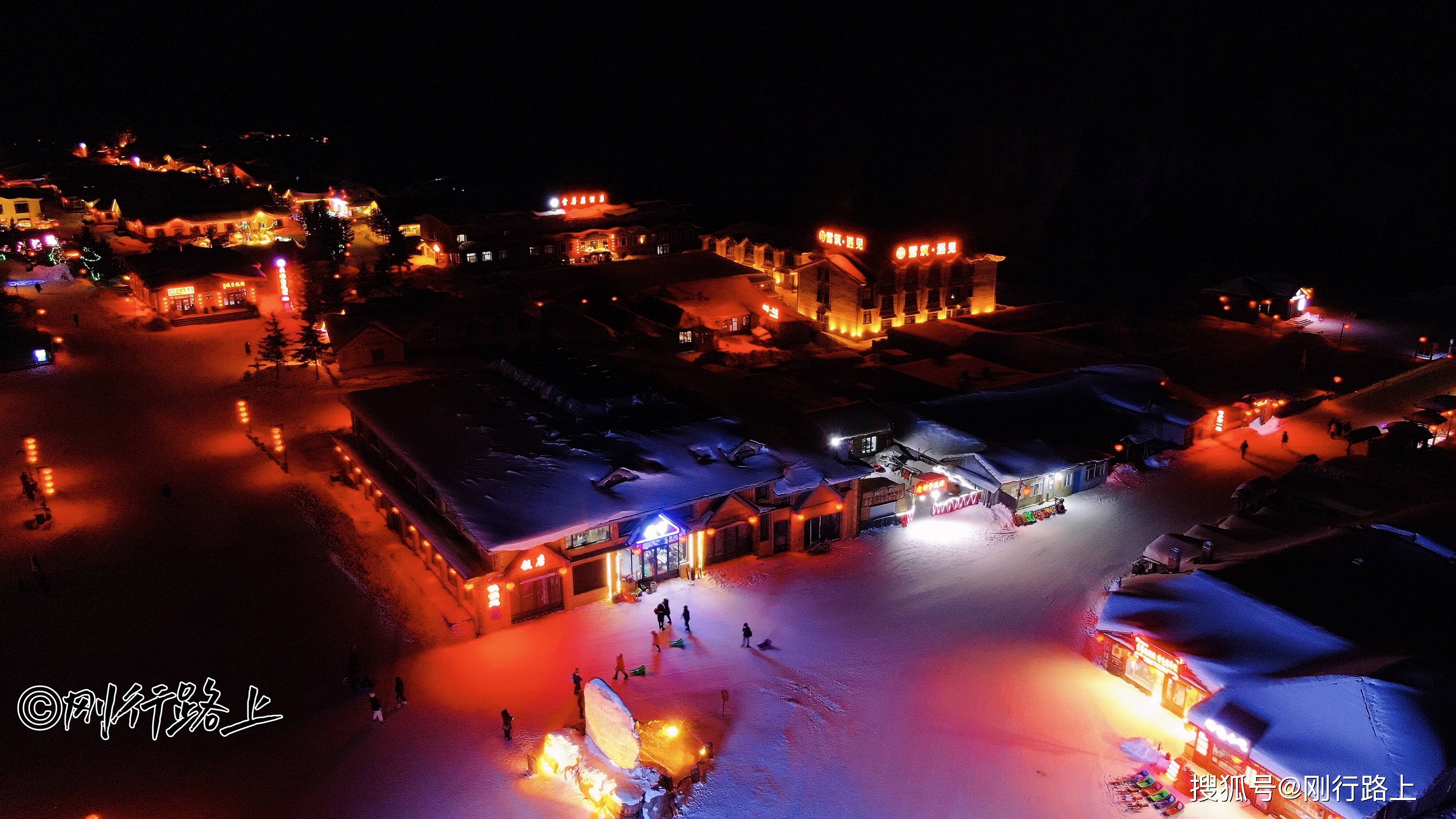 灯笼|雪乡的夜景，童话世界里夜晚的样子