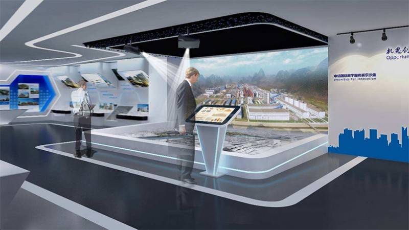 全息数字展厅展馆4,立体3d效果:3d全息投影技术是一种结合了虚拟投影