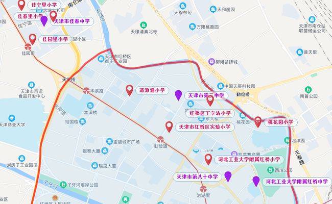 读懂天津学区房之红桥区教育学片精准分析_小学_街道_北辰区