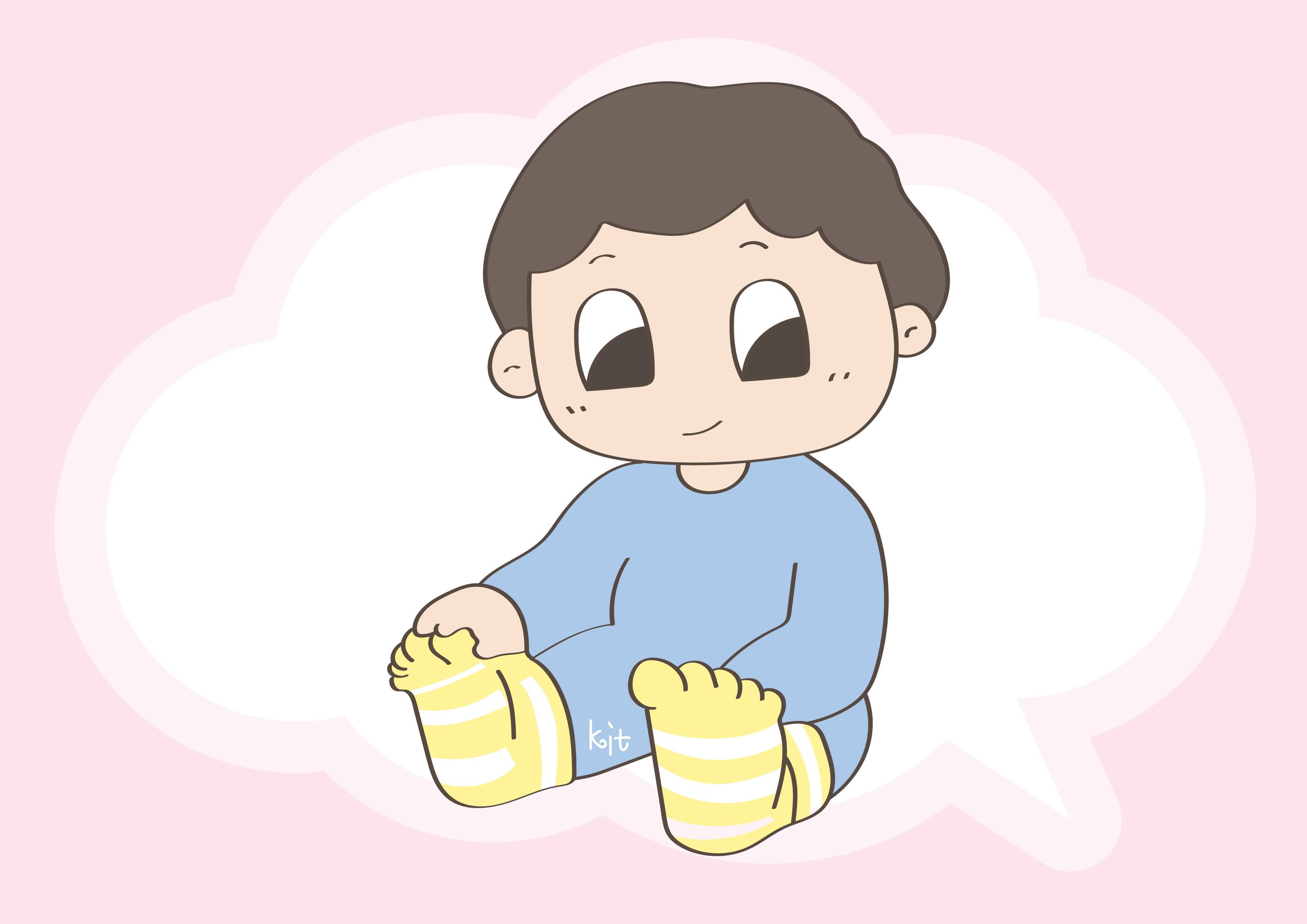 原创宝宝除了这几种情况睡觉需要穿袜子其他时间尽量少穿