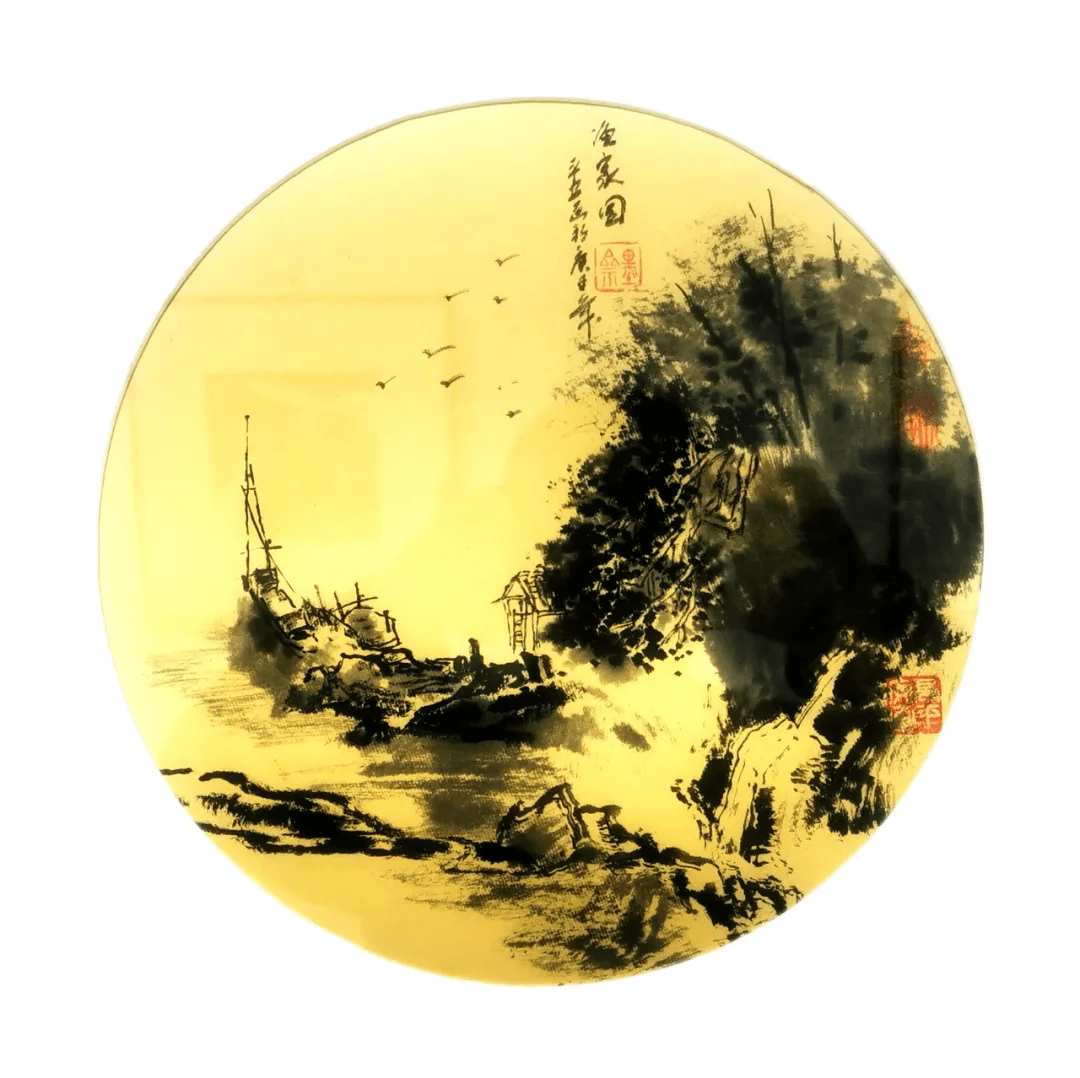 水墨画|溢彩吕梁丨 高平安水墨画作品在吕梁市群众艺术馆展出