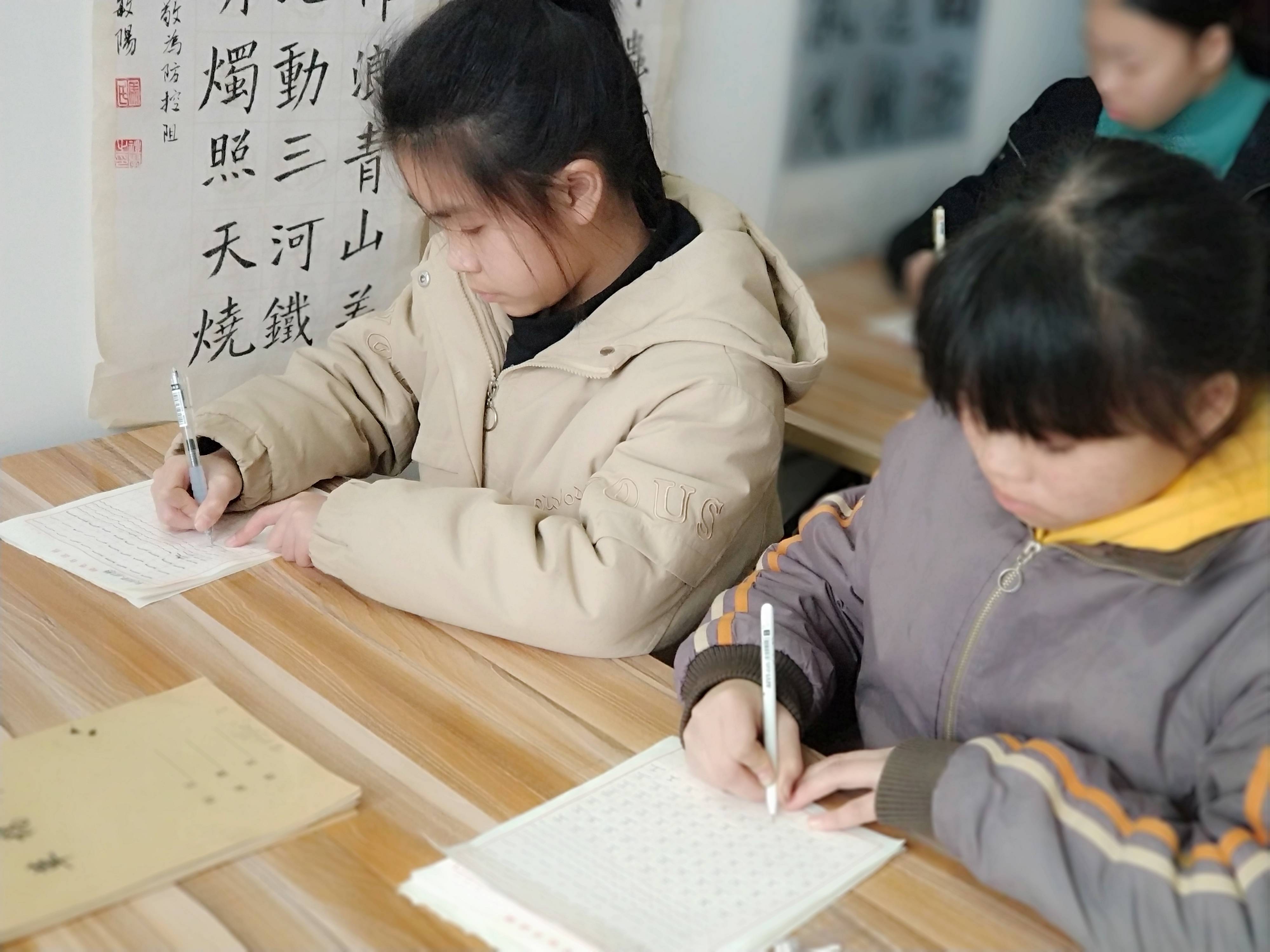 隆安县亭子公益书法班于2月18日圆满结课_搜狐网