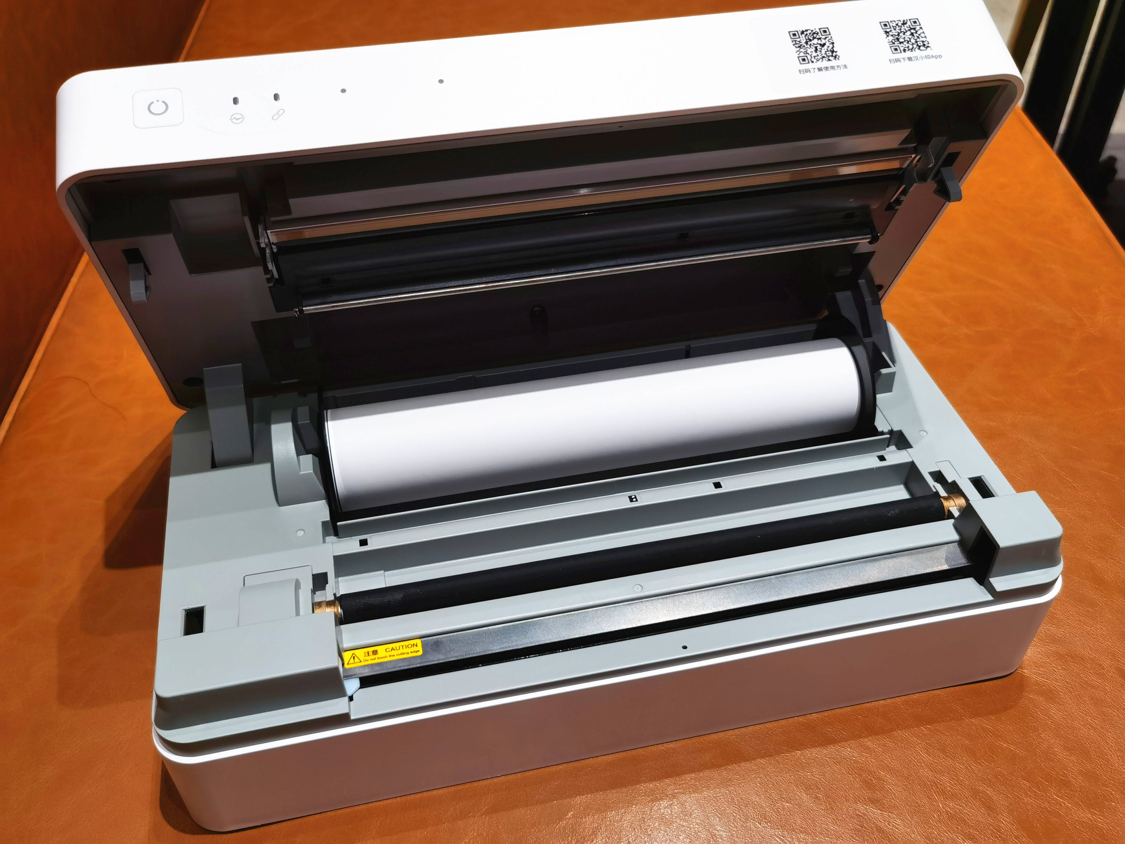 汉印u100热敏打印机,家用公用两不误,简单方便耗材少._公司_前台_孩子