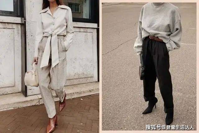 小个子 今年没有一双“奶奶靴”可惜了，配大衣气质又高级，小个子都适合