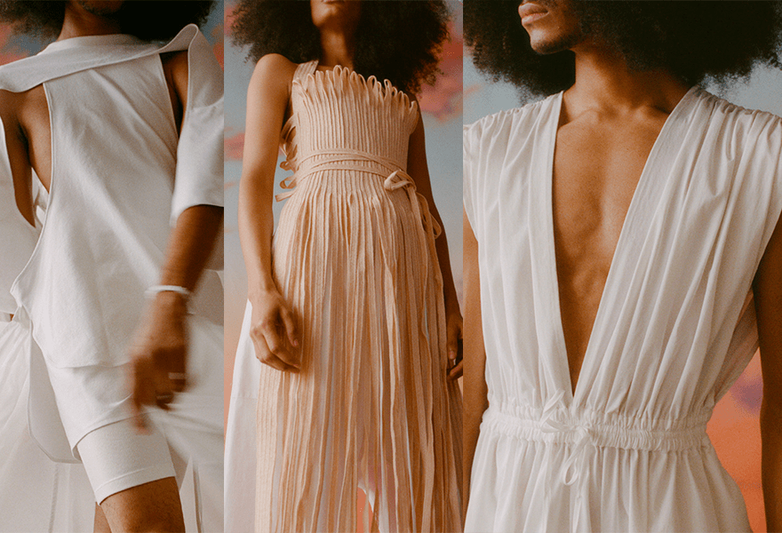 增加了 A. Potts 2022春夏男装系列，丰满和飘逸展现优雅，实用与褶皱更添时尚