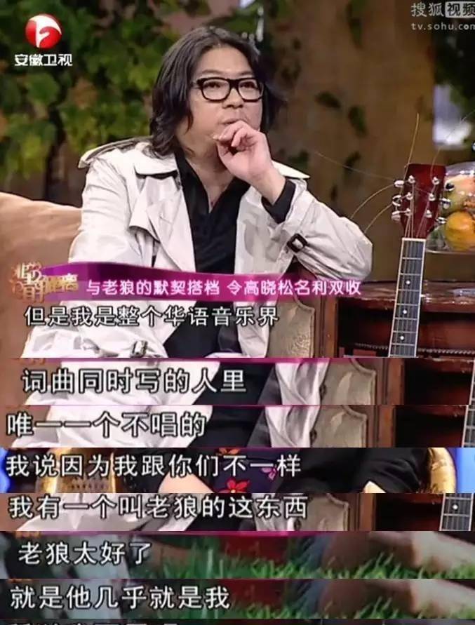 高晓松出狱老狼打钱,柳岩就是山寨情的例子_东西_包文婧_友情