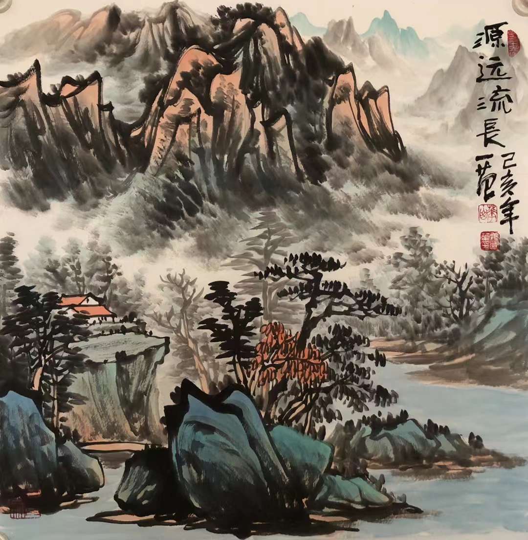 刘海粟弟子姜国华当代泼墨泼彩山水的守望者与创作者