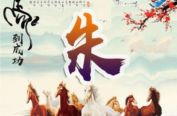 (4)谢咏老师:朱姓的历史名人朱姓是中国人口最多的二十大姓之排第14位