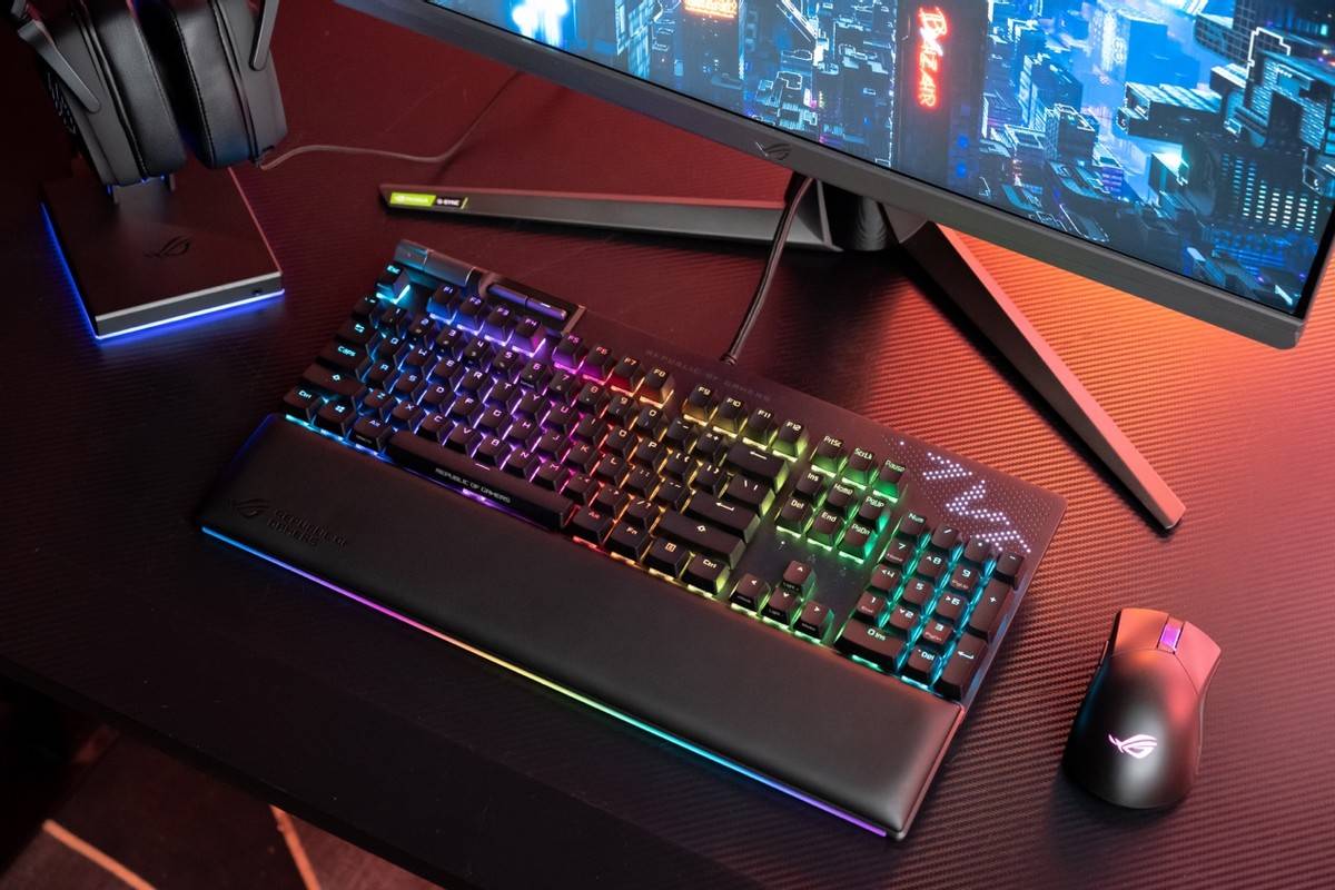 原创定义量产客制化的高端键盘rog耀光2幻游戏键盘体验