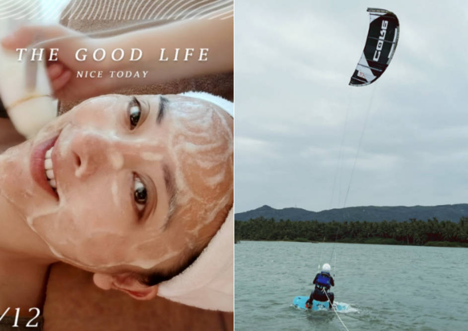 女星黄小蕾火锅店炒底料,锅子比人大一圈,手持铁锹搅拌十分卖力