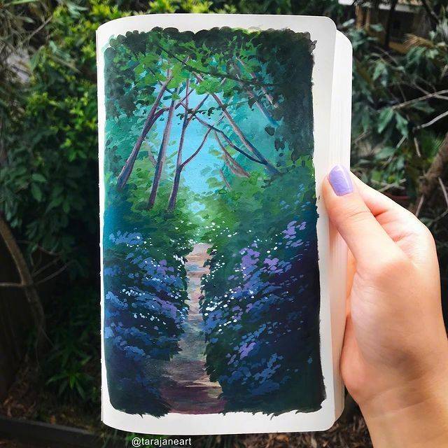 面的零基础学手绘插画？画成这样需要几步？
