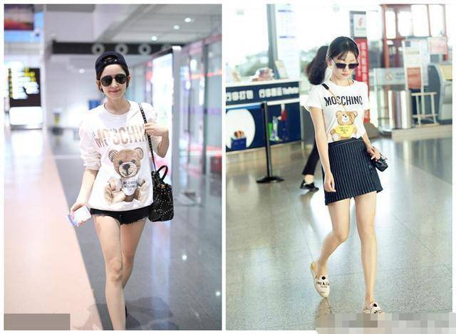 一身 唐艺昕太任性了！裹层“牛皮纸”就走机场，这么穿张若昀答应吗？