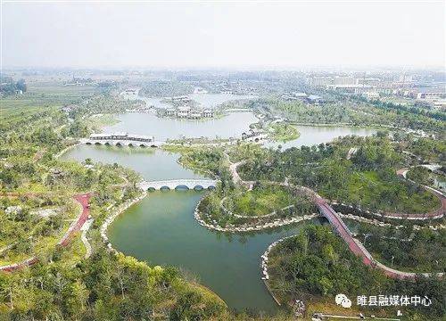 新落成的睢县铁佛寺湖郊野公园中原鞋都向中国鞋都阔步迈进2021年