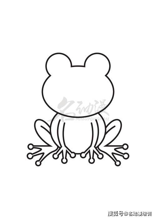 怎么绘画动物青蛙