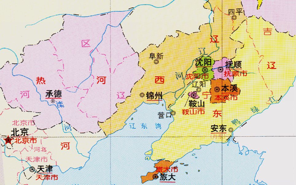 河北辽宁交界地图图片