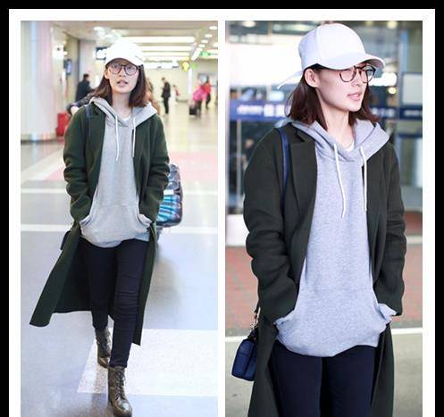 服装 李沁越看越美，穿的裤子是普通的紧身款式，却能显得霸气还高级