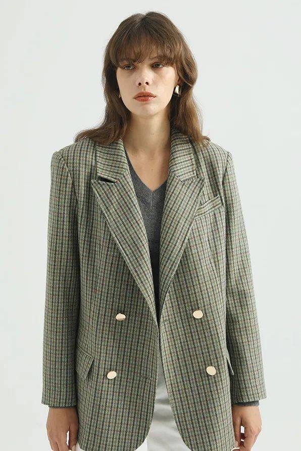 大气 大衣下岗了!开春这么穿,时髦又大气!