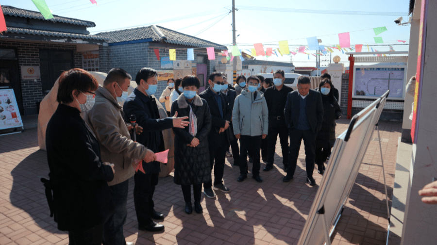 馆陶县副县长宋理达一行到信都区实地考察农村宅基地改革工作