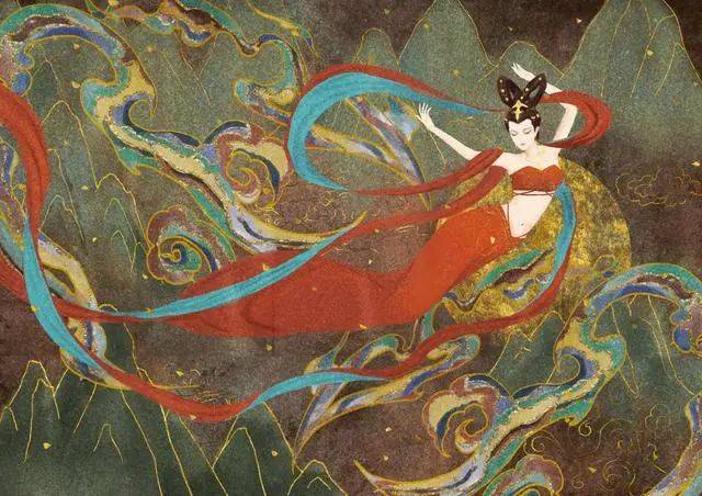 敦煌壁畫 | 飛天與仙女