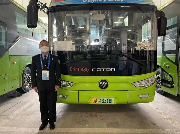 北京公交集团安德琪点赞福田欧辉氢燃料客车