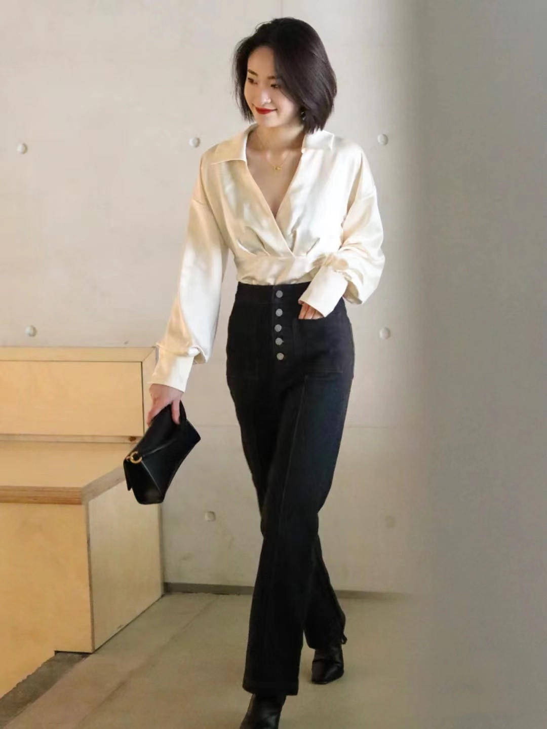 下半身 早春必备的“衬衫”穿搭，无论日常还是职场，照穿轻松打造高级感