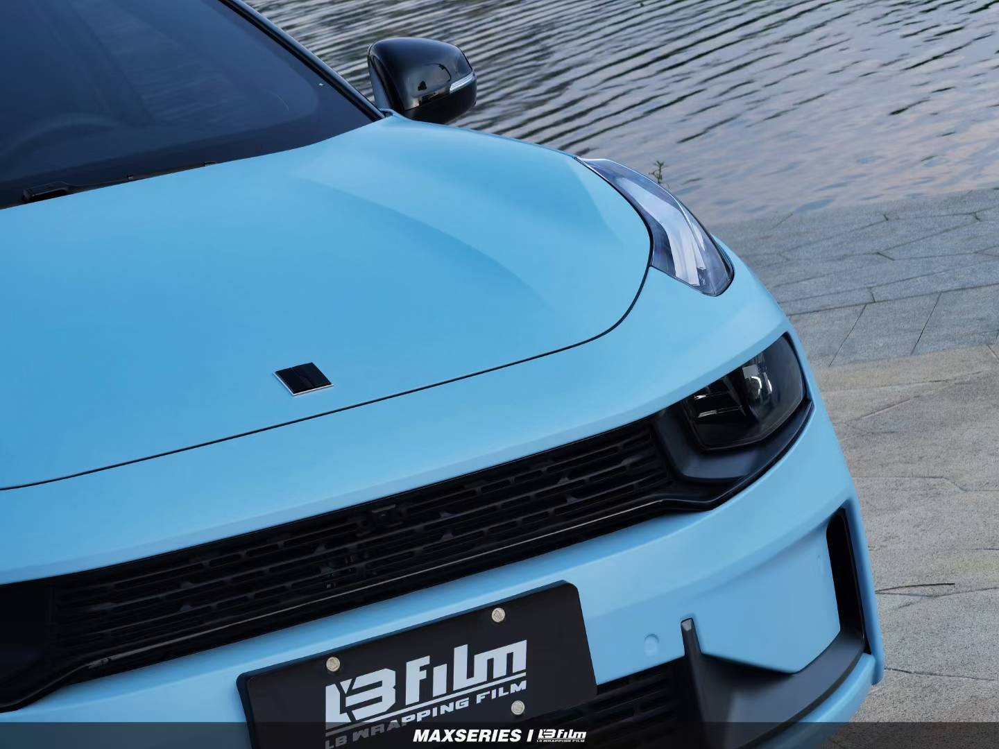 领克03全车lbfilm改色膜消光北卡蓝