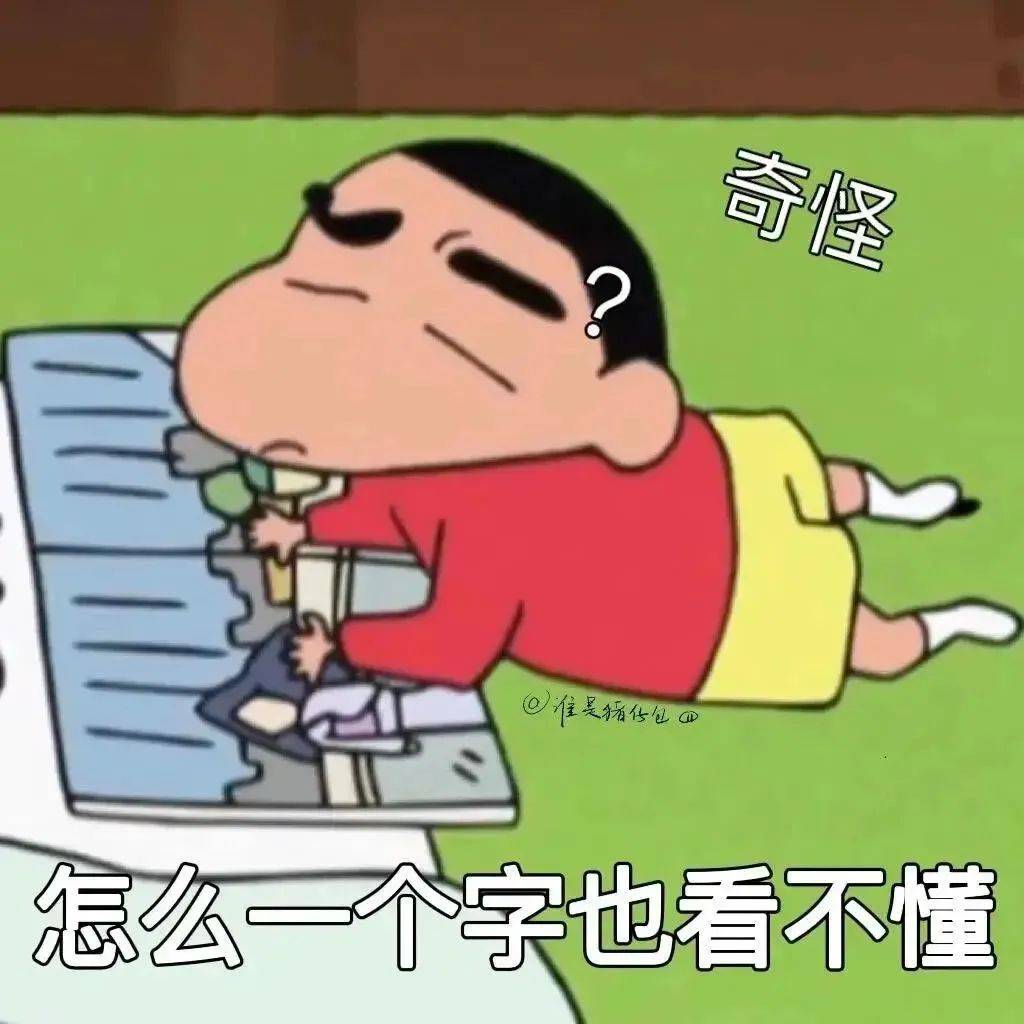 蜡笔小新打工人表情包