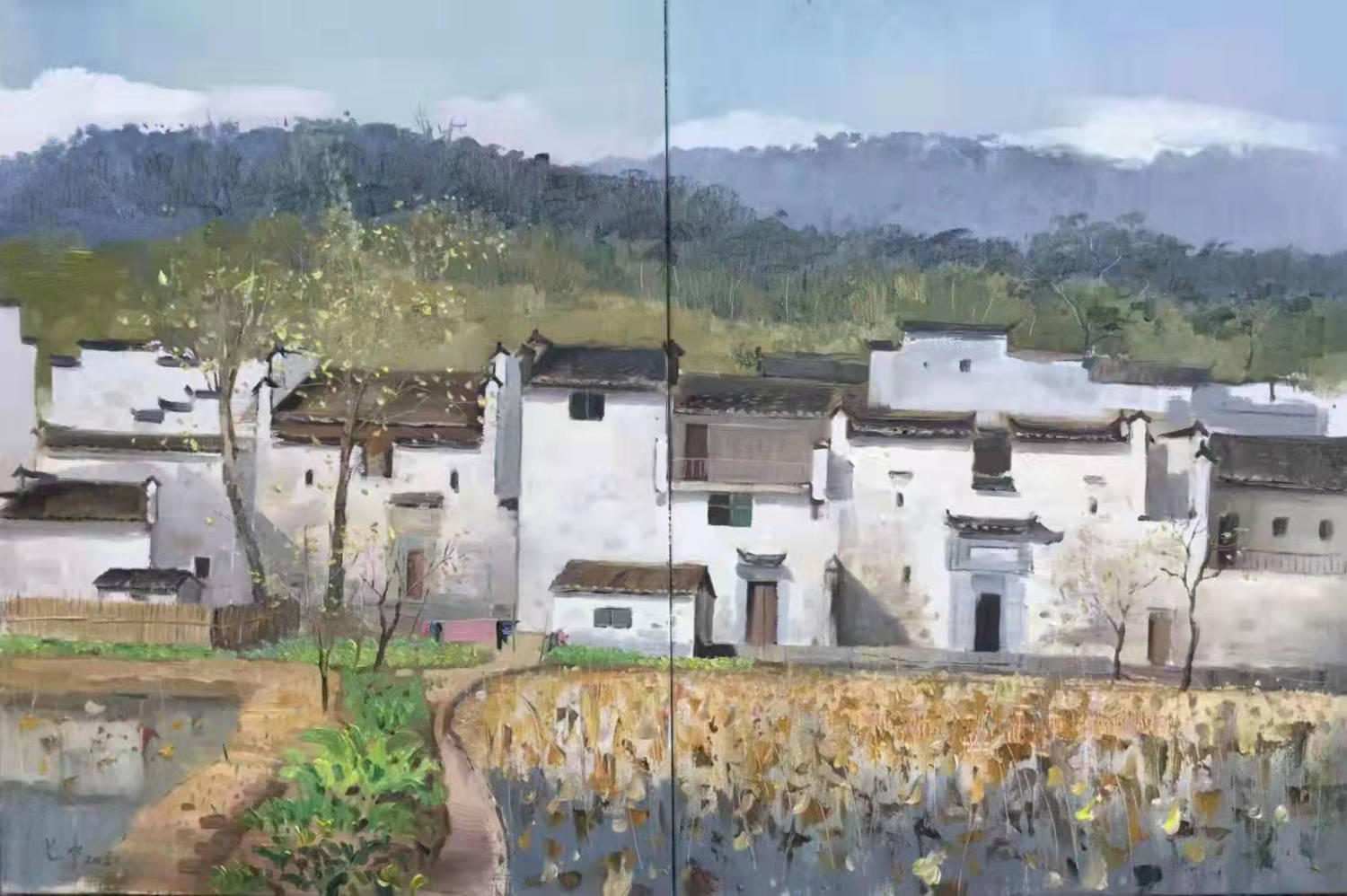 写生作品朴素是一种极致的美油画家蔡光中作品欣赏